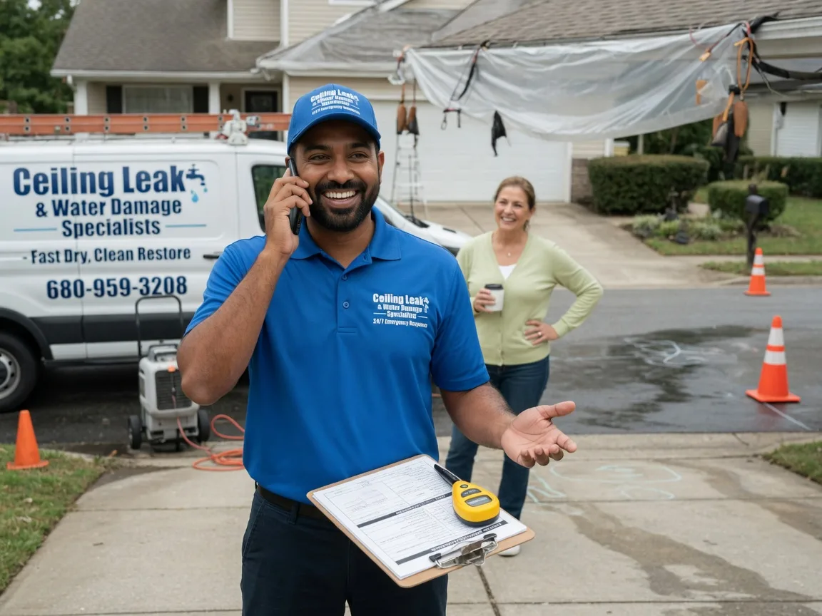 Ceiling Leak Cleanup Spalding, MI FAQs